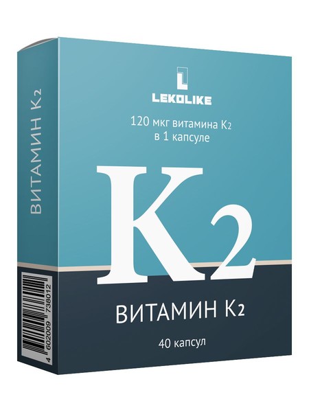LEKOLIKE ВИТАМИН К2 КАПСУЛЫ 350 Г №40