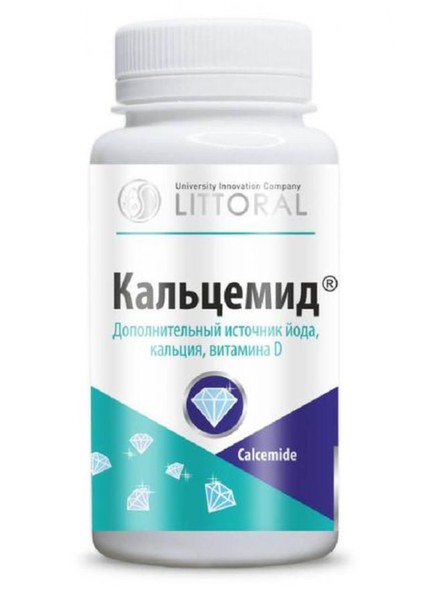 LITTORAL КАЛЬЦЕМИД ТАБЛЕТКИ  0,5 Г №90
