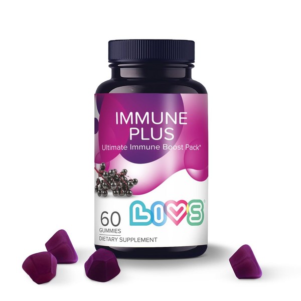 LIVS КОМПЛЕКС ИММУН ПЛЮС С ВИТАМИНОМ С, D И ЦИНКОМ (IMMUNE PLUS) ПАСТИЛКИ ЖЕВАТЕЛЬНЫЕ  3 Г №60
