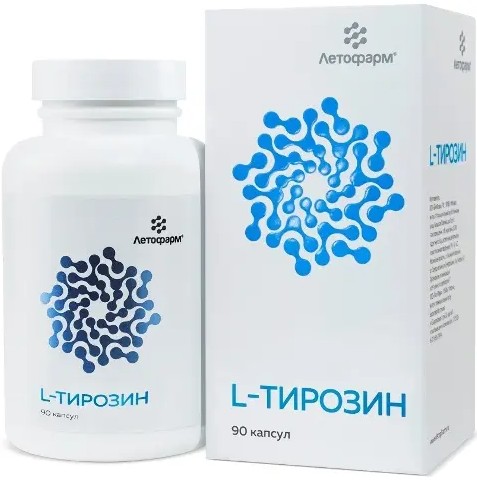 ЛЕТОФАРМ L-ТИРОЗИН КАПСУЛЫ 500 МГ   №90