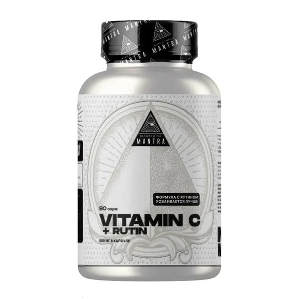 BIOHACKING MANTRA ВИТАМИН С + РУТИН КАПСУЛЫ  620 МГ №90