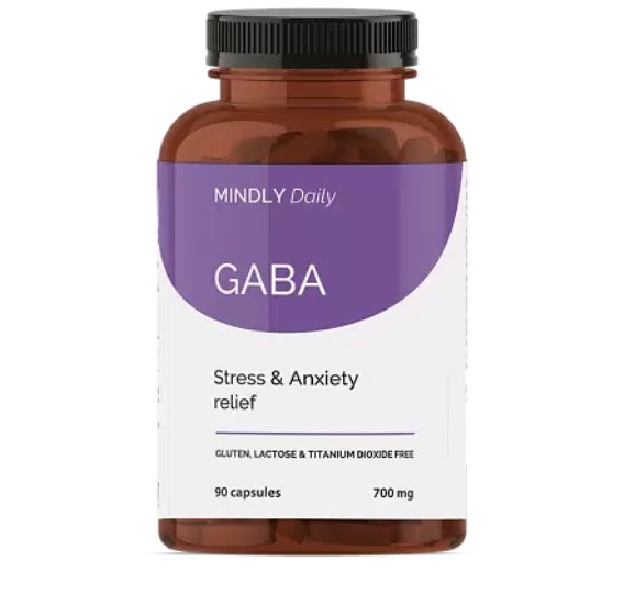 MINDLY DAILY GABA ГАММА АМИНОМАСЛЯНАЯ КИСЛОТА КАПСУЛЫ 700 МГ 833 МГ №90