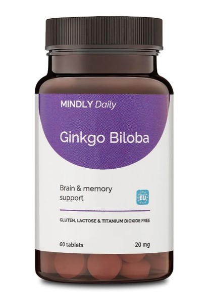 MINDLY DAILY ГИНКГО БИЛОБА ТАБЛЕТКИ  750 МГ №60
