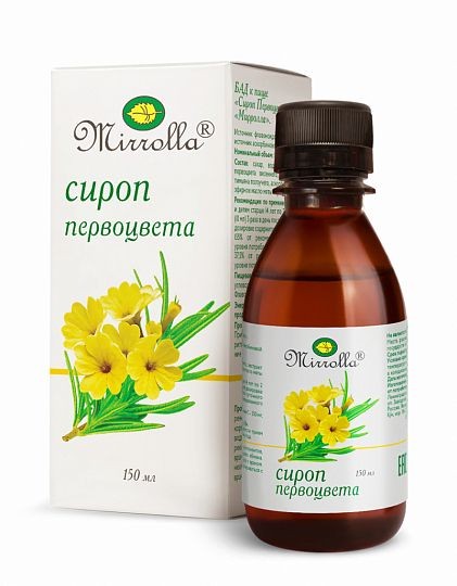 МИРРОЛЛА ПЕРВОЦВЕТА СИРОП  150 МЛ №1