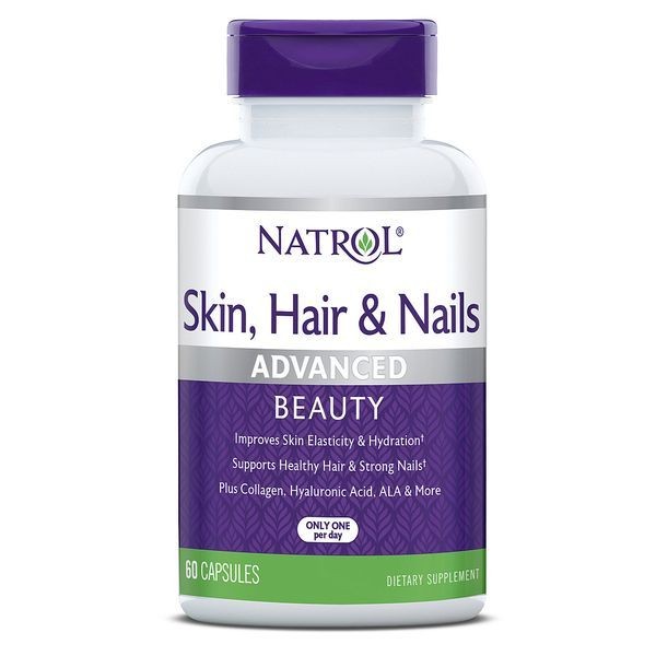 NATROL КОЖА ВОЛОСЫ НОГТИ ЭФФЕКТИВНЫЙ УХОД КАПСУЛЫ    №60