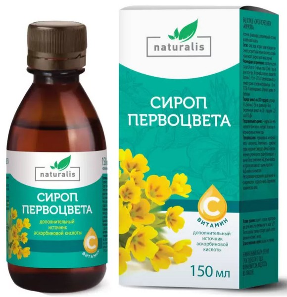NATURALIS/НАТУРАЛИС ПЕРВОЦВЕТА СИРОП СИРОП  150 МЛ №1