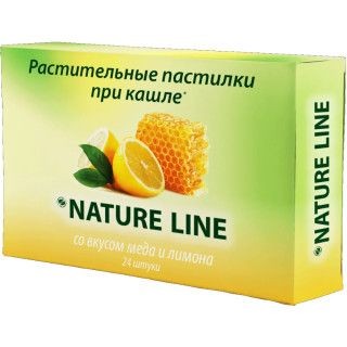 NATURE LINE/НАТУР ЛАЙН С РАСТИТЕЛЬНЫМИ ЭКСТРАКТАМИ ЛЕДЕНЦЫ [МЕД-ЛИМОН]  2,5 Г №24