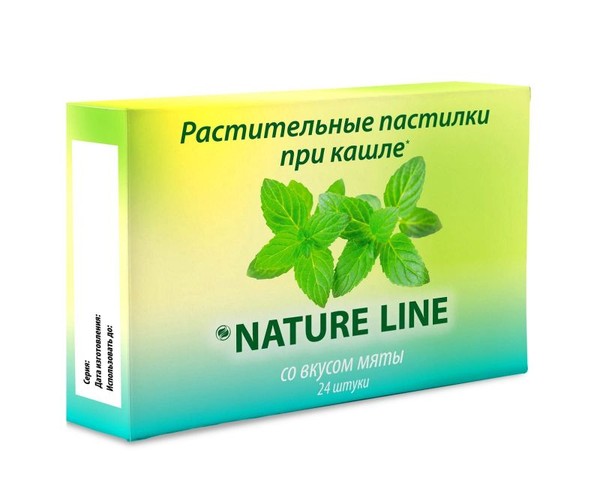 NATURE LINE/НАТУР ЛАЙН С РАСТИТЕЛЬНЫМИ ЭКСТРАКТАМИ ЛЕДЕНЦЫ [МЯТА]  2,5 Г №24