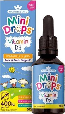 NATURES AID MINI DROPS ВИТАМИН Д3 Д/ДЕТЕЙ КАПЛИ ДЛЯ ПРИЕМА ВНУТРЬ [ДЛЯ ДЕТЕЙ]  50 МЛ №1