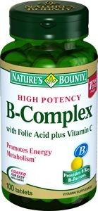 NATURES BOUNTY B-КОМПЛЕКС ТАБЛЕТКИ    №100