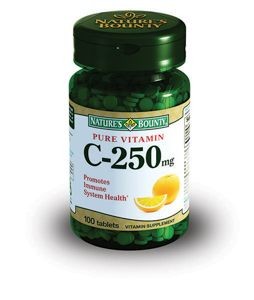 NATURES BOUNTY ВИТАМИН C ЧИСТЫЙ ТАБЛЕТКИ 250 МГ   №100