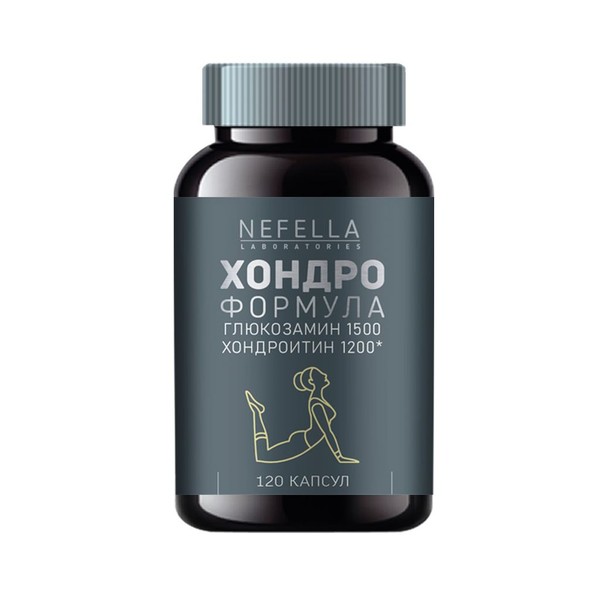 NEFELLA LABORATORIES ХОНДРО ФОРМУЛА 1500/1200 КАПСУЛЫ  1030 МГ №120