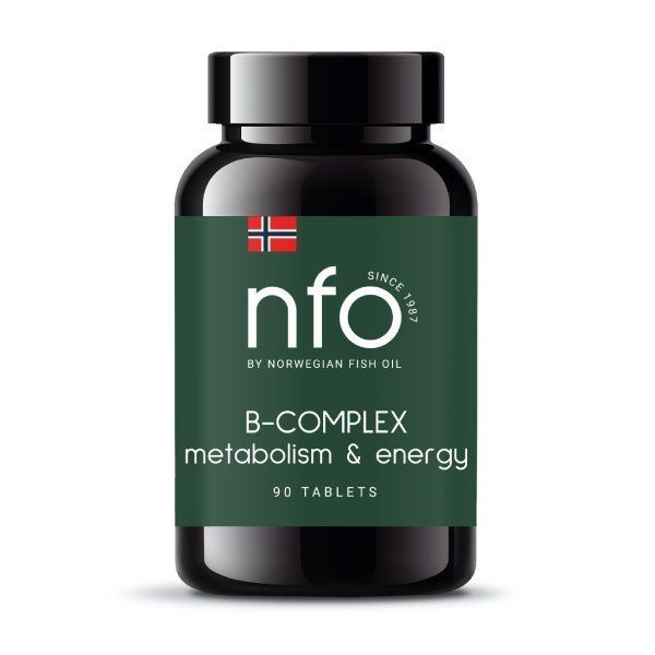 NORWEGIAN FISH OIL (NFO) B-КОМПЛЕКС ТАБЛЕТКИ    №90