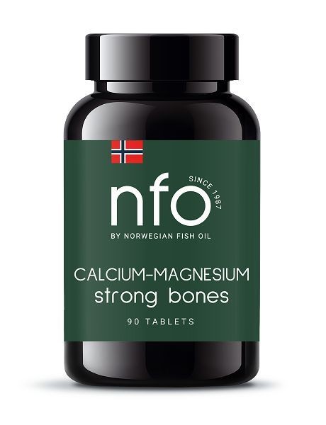 NORWEGIAN FISH OIL (NFO) КАЛЬЦИЙ-МАГНИЙ ТАБЛЕТКИ  1250 МГ №90