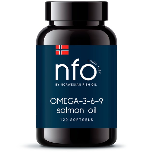 NORWEGIAN FISH OIL (NFO) ОМЕГА-3-6-9 МАСЛО ЛОСОСЯ КАПСУЛЫ  745 МГ №120