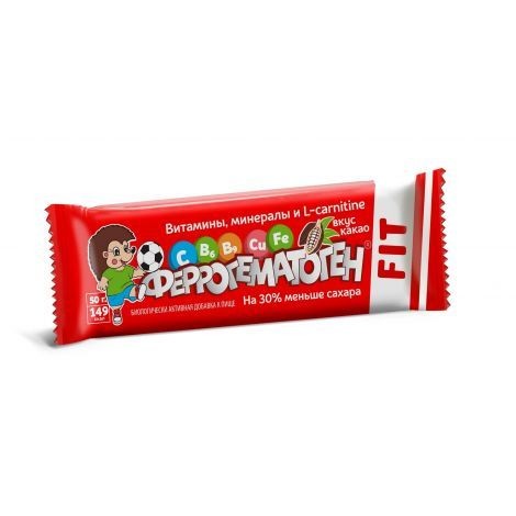 ФЕРРОГЕМАТОГЕН FIT ПАСТИЛКИ ЖЕВАТЕЛЬНЫЕ  50 Г №1