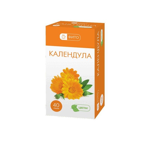 ФИТО КАЛЕНДУЛА ЦВЕТКИ ФИТОЧАЙ  40 Г №1