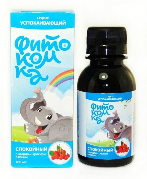 ФИТОКОМКА СПОКОЙНЫЙ МАЛЫШ (УСПОКАИВАЮЩИЙ) СИРОП [ДЛЯ ДЕТЕЙ]  100 МЛ №1