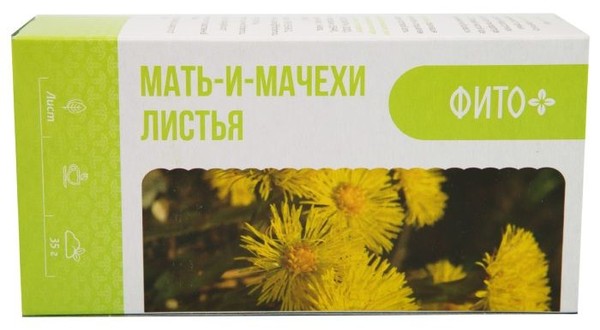 ФИТО+ МАТЬ-И-МАЧЕХИ ЛИСТЬЯ РАСТИТЕЛЬНОЕ СЫРЬЕ  35 Г №1