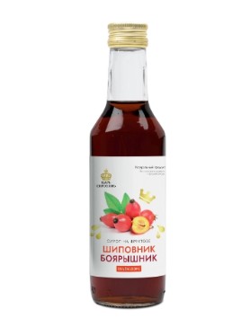 ЦАРЬ СИРОПОВЪ ШИПОВНИК-БОЯРЫШНИК НА ФРУКТОЗЕ СИРОП  250 МЛ №1