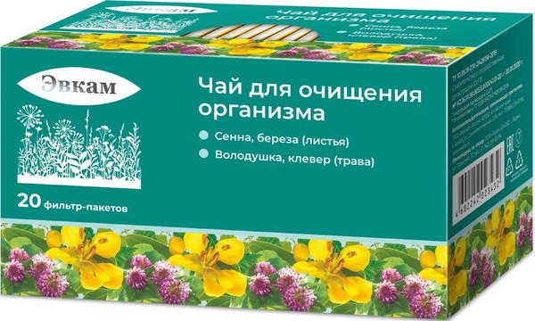 ЭВКАМ ДЛЯ ОЧИЩЕНИЯ ОРГАНИЗМА ЧАЙ  1,5 Г №20