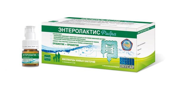 ЭНТЕРОЛАКТИС ФИБРА СИРОП  10 МЛ №12