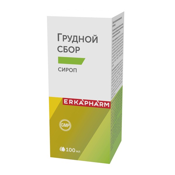 ЭРКАФАРМ ГРУДНОЙ СБОР СИРОП  100 МЛ №1