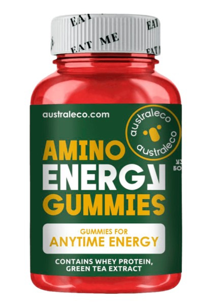 AUSTRALECO AMINO ACIDS ENERGY GUMMIES/ ЭНЕРГЕТИЧЕСКИЕ С АМИНОКИСЛОТАМИ ГАММИС ПАСТИЛКИ ЖЕВАТЕЛЬНЫЕ    №60