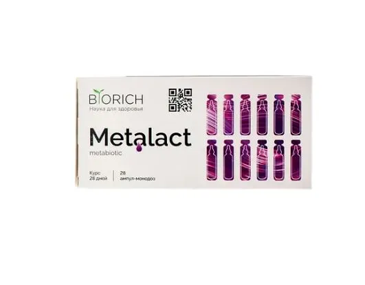 BIORICH METALACT/МЕТАЛАКТ РАСТВОР ДЛЯ ПРИЕМА ВНУТРЬ  4 МЛ №28