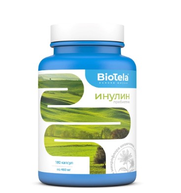 BIOTELA ПРЕБИОТИК ИНУЛИН КАПСУЛЫ  460 МГ №180