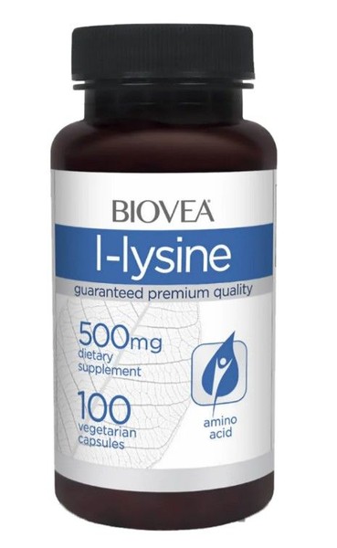 BIOVEA L-ЛИЗИН КАПСУЛЫ 500 МГ 868 МГ №100