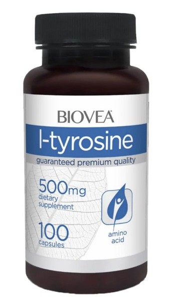 BIOVEA L-ТИРОЗИН КАПСУЛЫ 500 МГ   №100