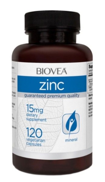 BIOVEA ЦИНК КАПСУЛЫ 15 МГ 778 МГ №120