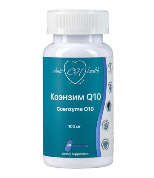 CLINIC HEALTH КОЭНЗИМ Q10 КАПСУЛЫ 100 МГ 450 МГ №60