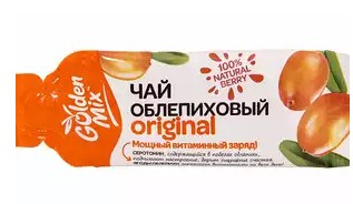 GOLDEN MIX ОБЛЕПИХОВЫЙ ORIGINAL ЧАЙНЫЙ НАПИТОК  18 Г №7