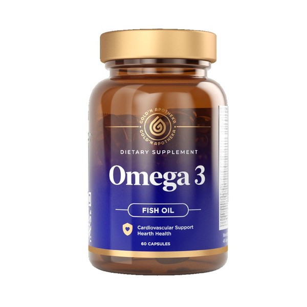 GOLDN APOTHEKA OMEGA-3/ОМЕГА-3 КАПСУЛЫ  1400 МГ №60