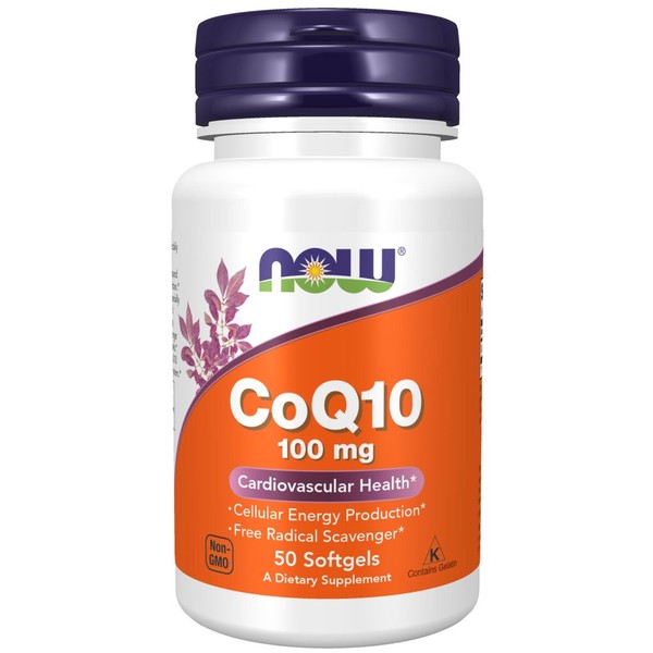 NOW КОЭНЗИМ Q10 КАПСУЛЫ 100 МГ 640 МГ №50