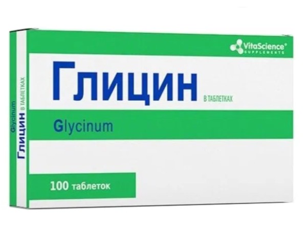 VITALIFE/VITASCIENCE ГЛИЦИН ТАБЛЕТКИ 110 МГ   №100