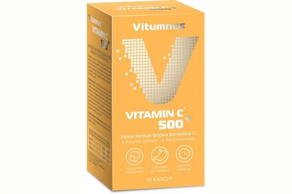 VITUMNUS ВИТАМИН С 500 СУПЕР КОМПЛЕКС КАПСУЛЫ 0,78 Г №30