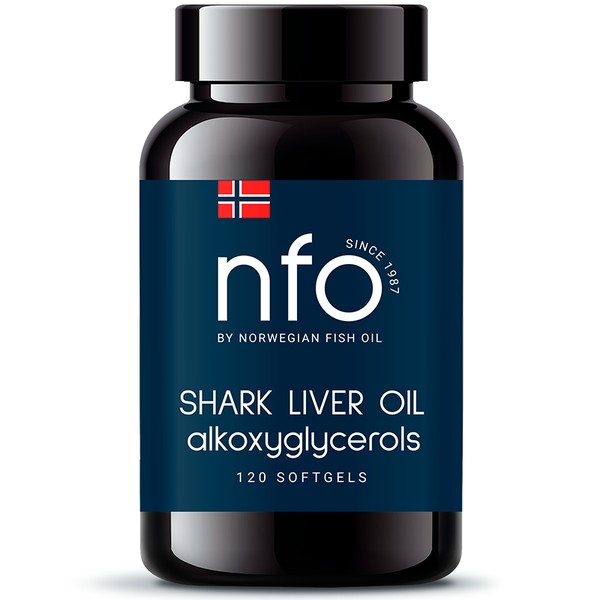 NORWEGIAN FISH OIL (NFO) ОМЕГА-3 ЖИР ПЕЧЕНИ АКУЛЫ КАПСУЛЫ    №120