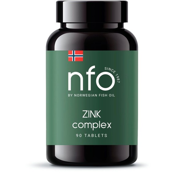 NORWEGIAN FISH OIL (NFO) КОМПЛЕКС ЦИНКА ТАБЛЕТКИ  350 МГ №90