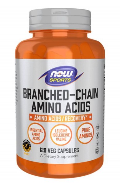 NOW SPORTS БСАА/NOW BRANCHED CHAIN AMINO ACIDS КАПСУЛЫ  884 МГ №240