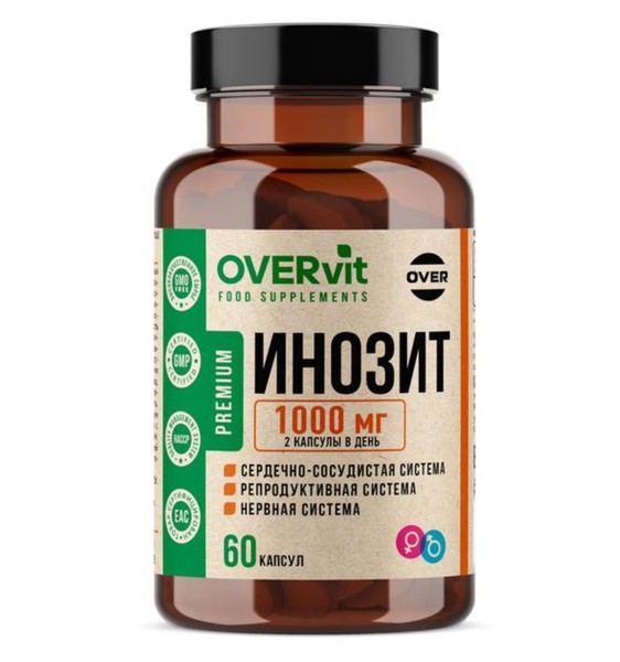 OVERVIT ИНОЗИТОЛ КАПСУЛЫ    №60