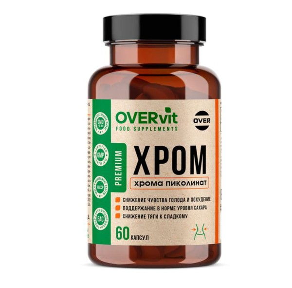 OVERVIT ХРОМ КАПСУЛЫ 250 МКГ 0,37 Г №60
