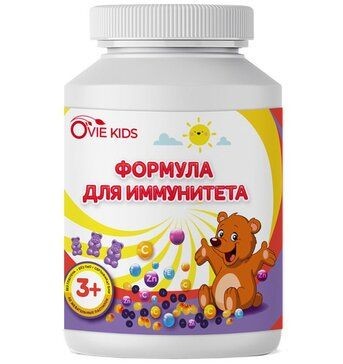 OVIE KIDS ИММУНО МИШКИ ПАСТИЛКИ ЖЕВАТЕЛЬНЫЕ 2,5 Г №60