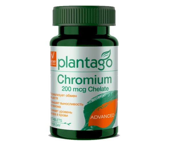 PLANTAGO ХРОМ ХЕЛАТ ТАБЛЕТКИ  500 МГ №60