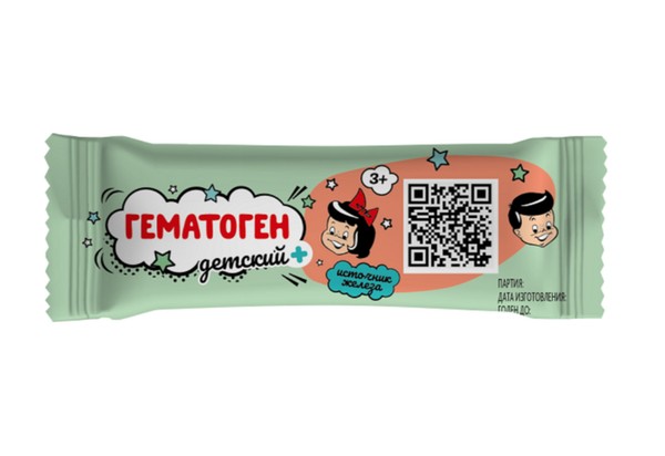 PL ГЕМАТОГЕН ДЕТСКИЙ ПЛЮС ПЛИТКА 50 Г №1