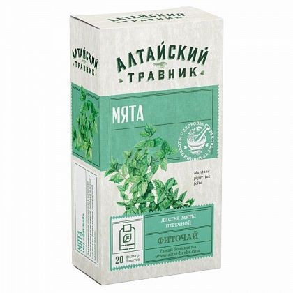 PL ФИТОЧАЙ МЯТА ЛИСТЬЯ РАСТИТЕЛЬНОЕ СЫРЬЕ 1,5 Г №20