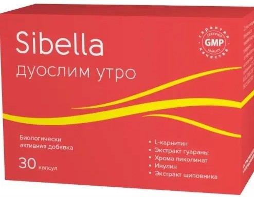 SIBELLA ДУОСЛИМ УТРО КАПСУЛЫ  0,4 Г №30
