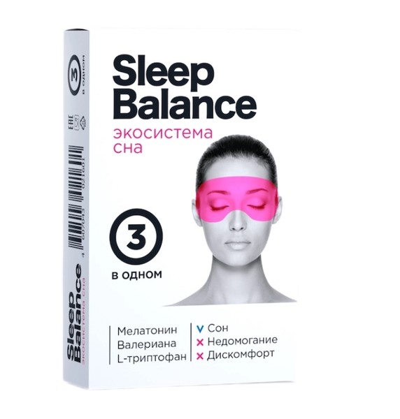 SLEEP BALANCE ЭКОСИСТЕМА СНА МЕЛАТОНИН+ВАЛЕРИАНА+L-ТРИПТОФАН ТАБЛЕТКИ  600 МГ №30
